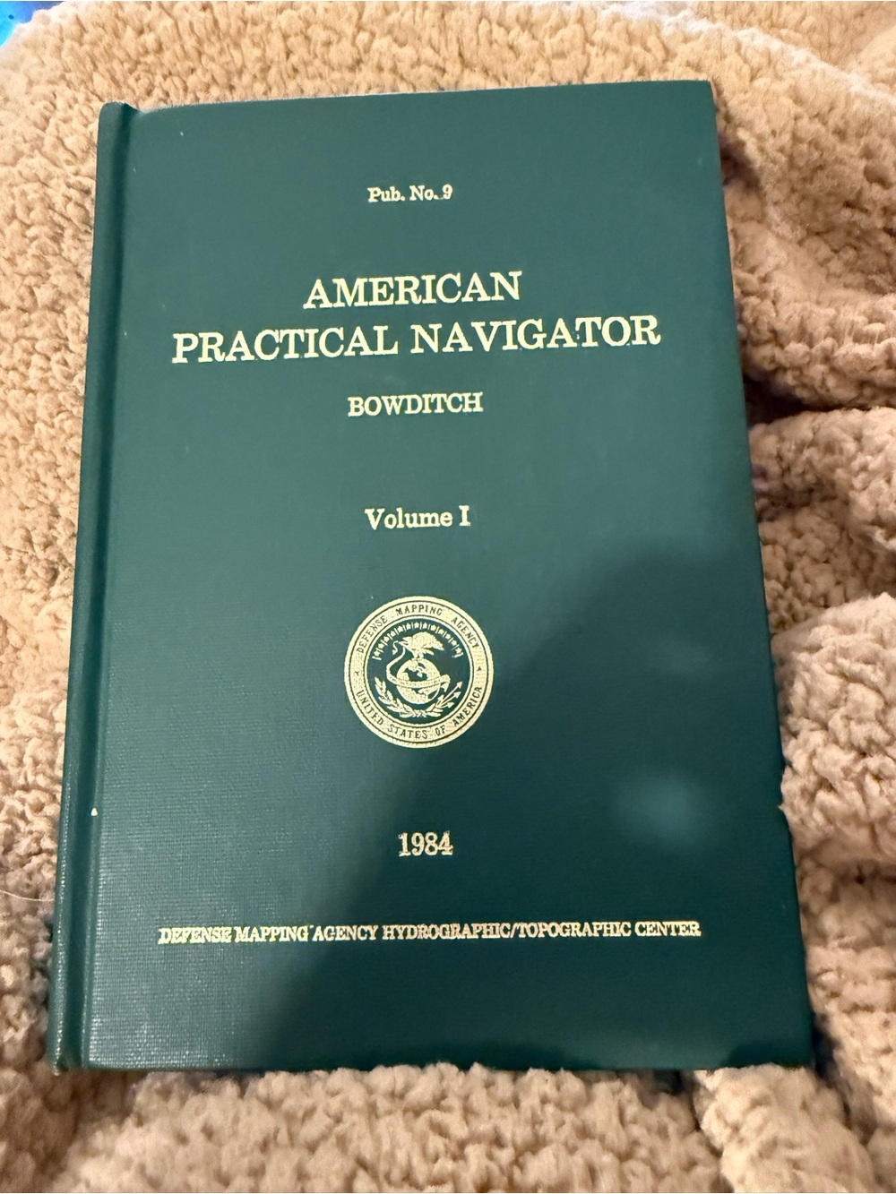 American Practical Navigator Volume I - Green hardcover 1984 edition read